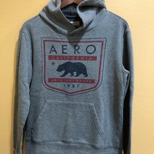 Aeropostale Mens Sweatshirt Size S Grey Heather